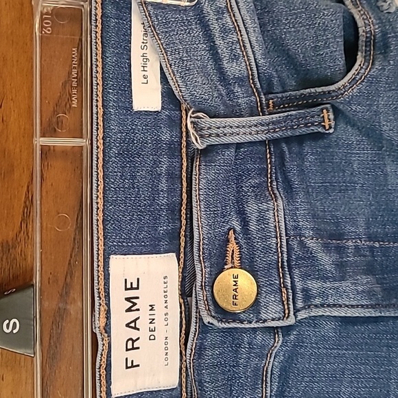 FRAME Le High Straight jeans Size 27 - Picture 4 of 8